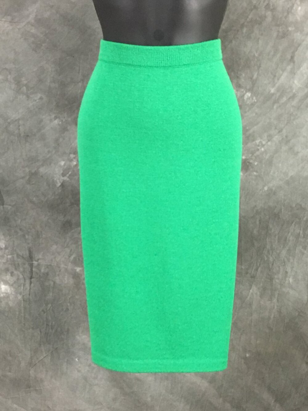 NWT NEW st john collection knit Green pink black multi jacket skirt suit size 8 - Picture 9 of 10